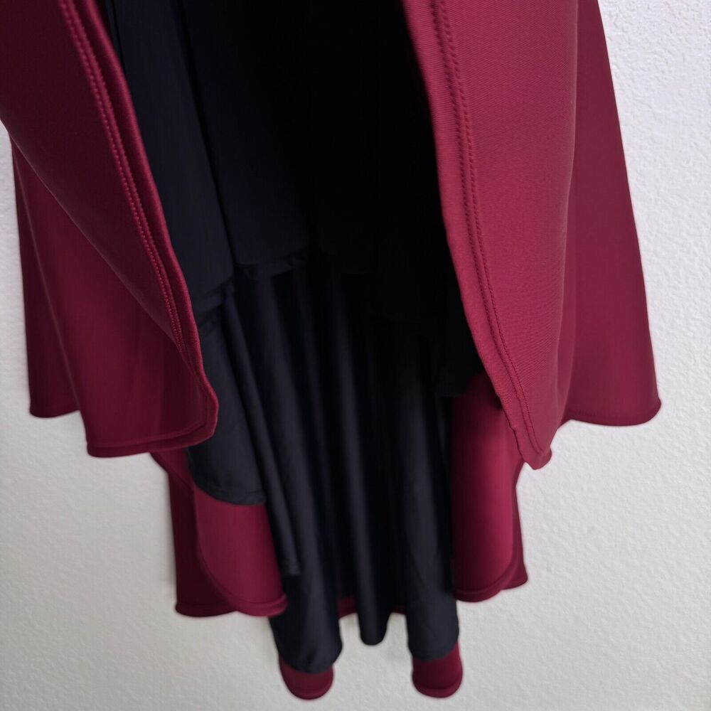 Elhoffer Dress Womens XL Galactic Commander Cosplay Costume Con Festival Maroon - Picture 7 of 14